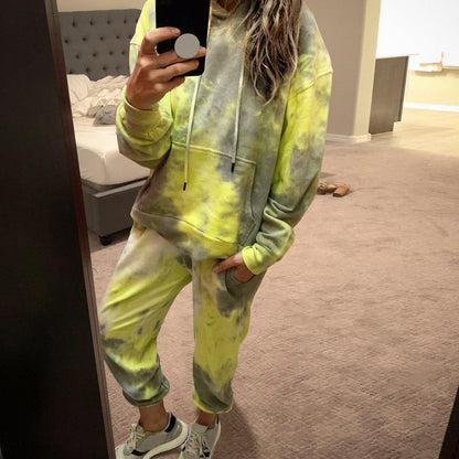 2025 spring and summer  new loungewear casual wear two-piece set women's long-sleeved trousers home set two-piece set