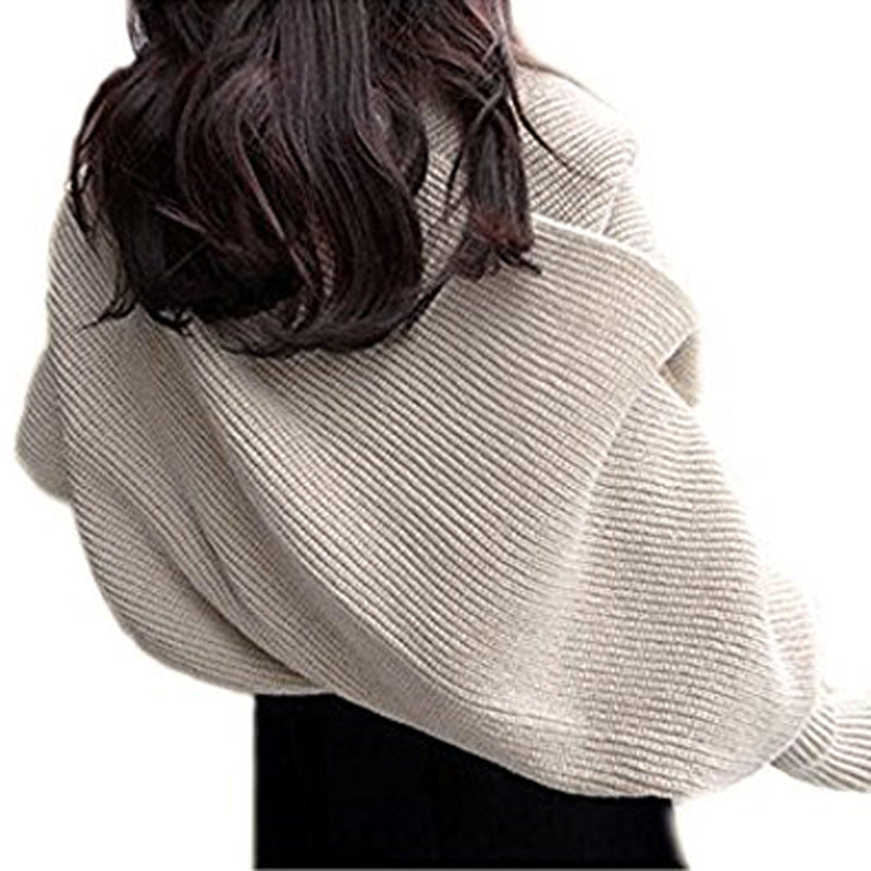 jinran 2024 fall fashion trends Fashion Knitted Scarf Women's Warm Autumn and Winter Wool Shawl Monochrome Sleeve Scarf