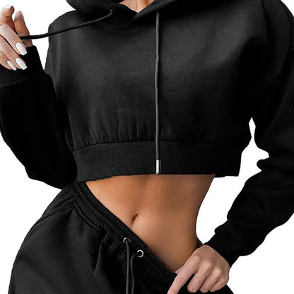 jinran - Fashion Women Outfits Set Spring Autumn New Tracksuit Hoodies Sweatshirt Sweatpants Casual Sports 2 Piece Set Sweatsuits