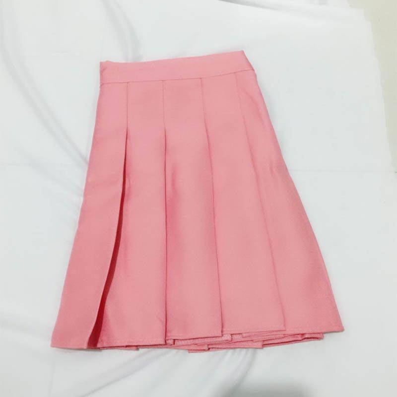 jinran Korean Style Plaid Skirts Women Summer Elegant High Waist a Line Pleated Skirt Sweet Girls Dance Mini Skirt Student Harajuku