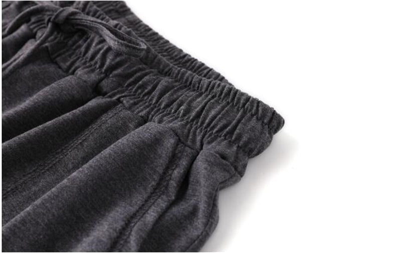 jinran Women Casual Harajuku Long Ankle Length Trousers Summer Autumn Plus Size Leggings Solid Elastic Waist Pants Black Pants