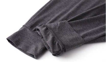 jinran Women Casual Harajuku Long Ankle Length Trousers Summer Autumn Plus Size Leggings Solid Elastic Waist Pants Black Pants