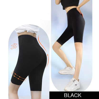 jinran New Women Sharkskin Black Leggings Thin Workout Stretch Sexy Fitness Leggings Skinny Legs Slimming Sport Leggings