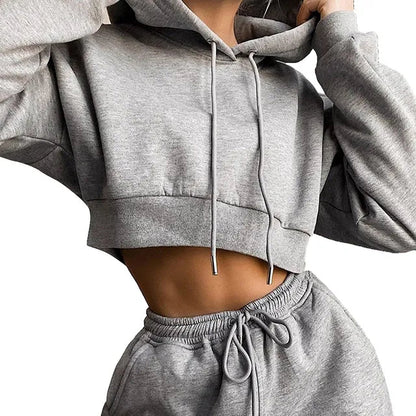 jinran - Fashion Women Outfits Set Spring Autumn New Tracksuit Hoodies Sweatshirt Sweatpants Casual Sports 2 Piece Set Sweatsuits