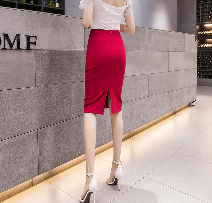 jinran New Hot Selling Office Ladies Wear Woman Skirts Womens Korean Fashion Casual Female OL Girls Cute Sexy Blck Skirt