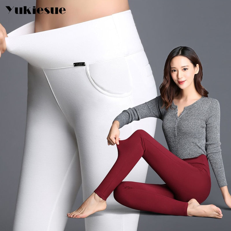 jinran summer legging cotton femme push up womens leggings pants white black red woman leggins  5xl 6xl legins capri workout