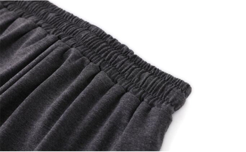 jinran Women Casual Harajuku Long Ankle Length Trousers Summer Autumn Plus Size Leggings Solid Elastic Waist Pants Black Pants