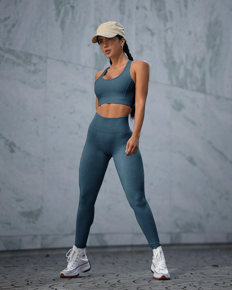 jinran New Seamless Knit Leggings Women Sexy Booty Lifting Push Up Leggins Skinny High Waist Elastic Workout Legging Female