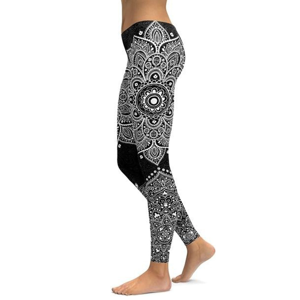 jinran 2022 new Flower S-5XL Leggings Women Plus Size  Workout Legging Spandex Leggins Fitness Leggin Seamless Activewear Holographic