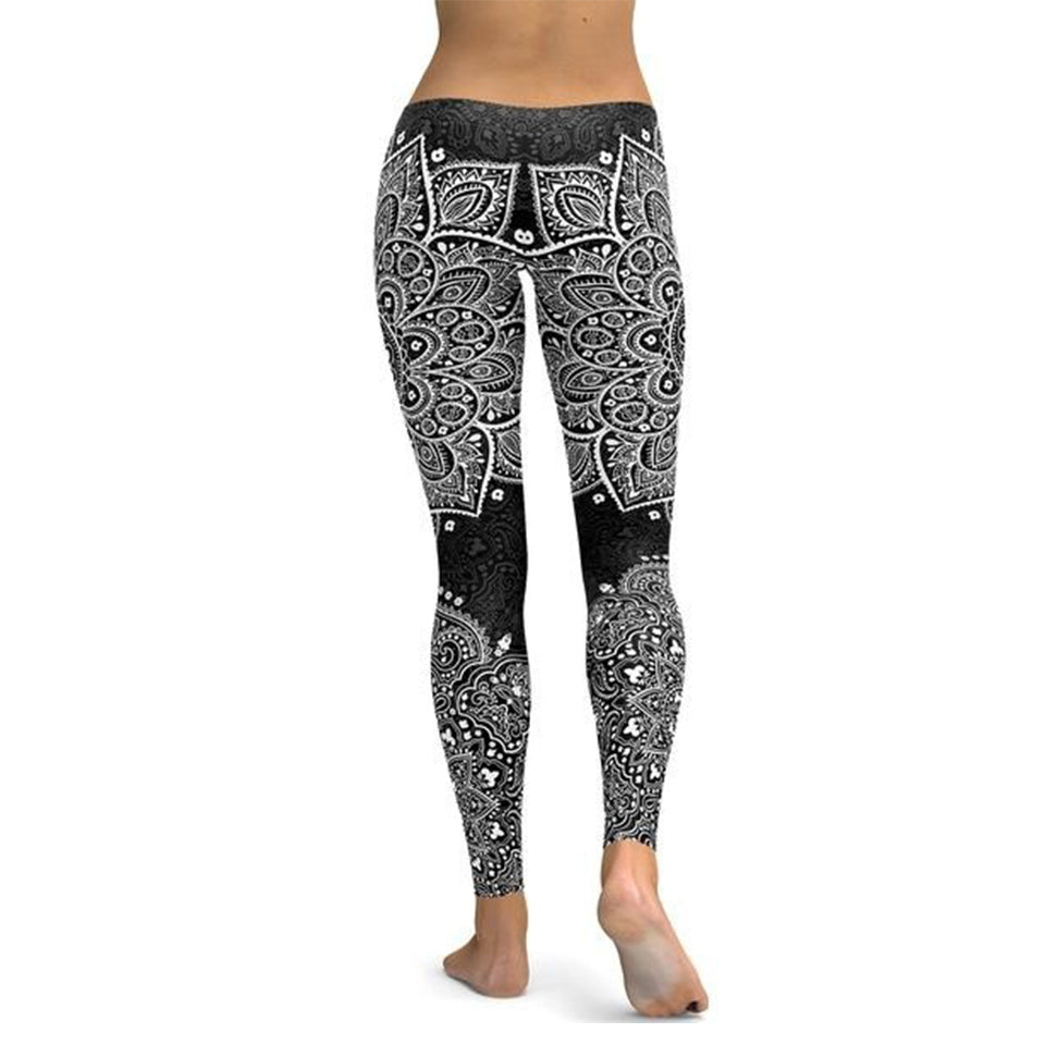 jinran 2022 new Flower S-5XL Leggings Women Plus Size  Workout Legging Spandex Leggins Fitness Leggin Seamless Activewear Holographic