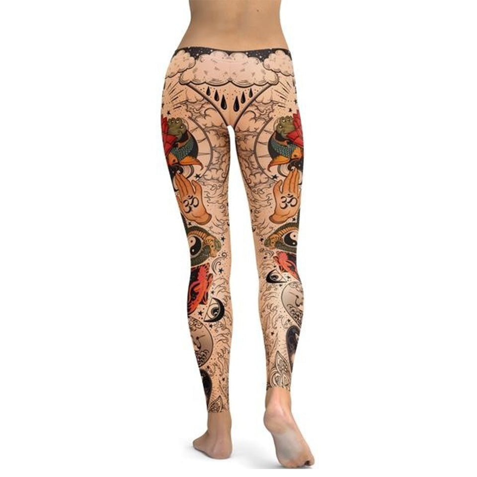 jinran 2022 new Flower S-5XL Leggings Women Plus Size  Workout Legging Spandex Leggins Fitness Leggin Seamless Activewear Holographic