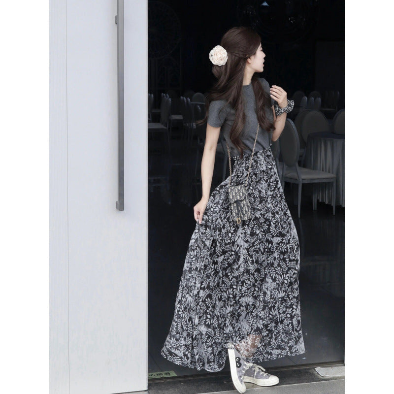 2025 new early spring wear a complete set of high-end age-reducing temperament shirt skirt fashion two-piece suit women