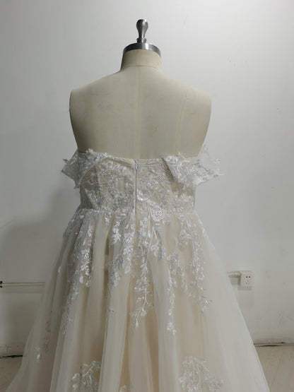 jinran dress to impress New Wedding Dress for Women 2024 plus Size Fashion off-Shoulder Tube Top Bridal Wedding Dress Summer