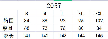 2025 new New 2025 women's clothing wish dress INS Internet celebrity print weaving splicing fishtail dress