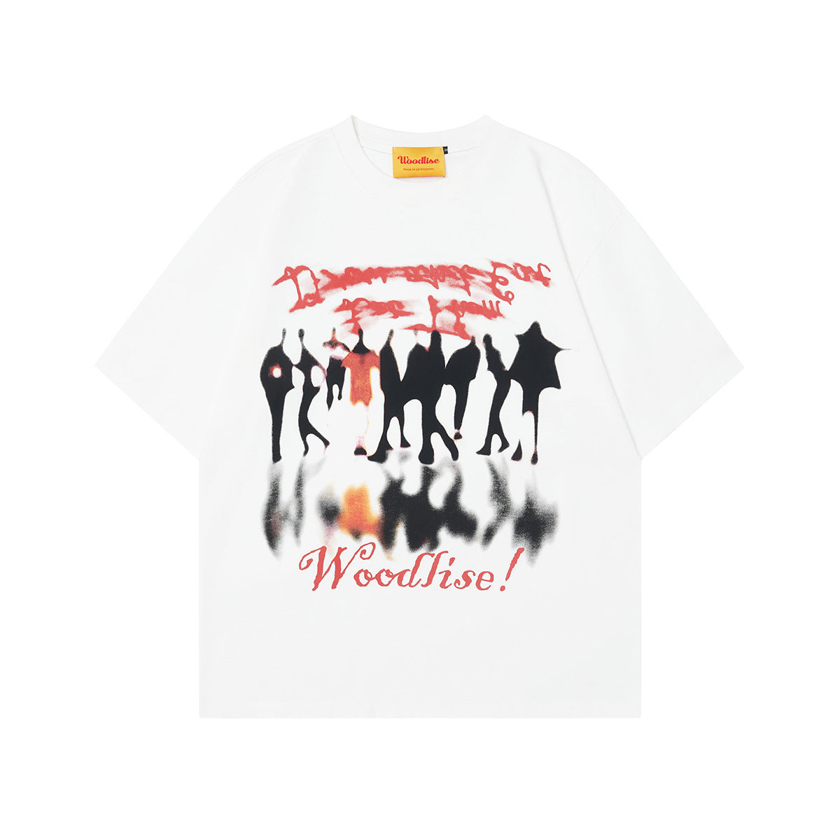 2025 WT399 2025n Street Tide 2025 Summer Couple Trend Premium Sense Shadow Portrait Design Men's Loose Short Sleeve T-Shirt