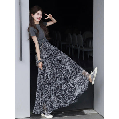 2025 new early spring wear a complete set of high-end age-reducing temperament shirt skirt fashion two-piece suit women