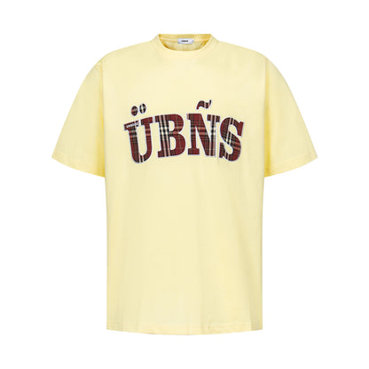 2025 ST501 2025n Street 2025 Summer Patch Embroidery Design Men's Loose Senior Sense Neutral Short Sleeve T-Shirt