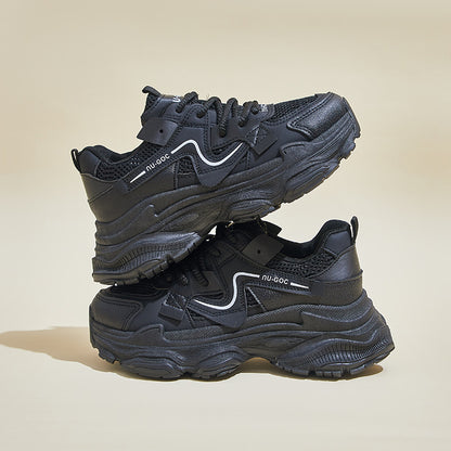 2025  ins Korean version of the new dad shoes for women  spring student sports running casual shoes platform height increase ZL7522