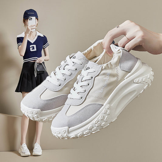 2025  ins breathable dad women's shoes  summer new student training sports shoes women's mesh Korean version shoes P007