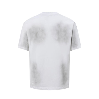 2025 27300 2025n Street 2025 Summer Neutral Spray Old Street Trend Design Men's Fit Premium Short Sleeve T-Shirt