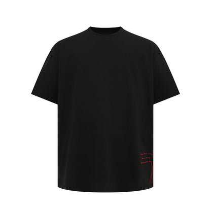 2025 1037 2025n Street 2025 Summer Neutral High Sense Simple Solid Color Design Men's Heavy Short Sleeve T-Shirt
