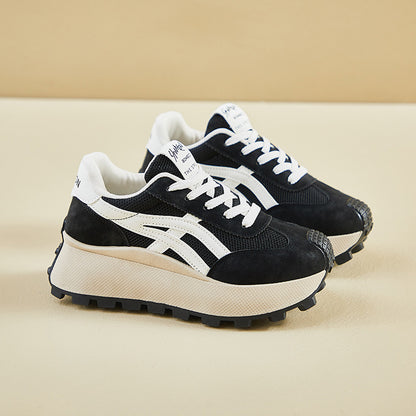 2025  ins Korean version of the new Forrest Gump shoes for women's  spring student running sports thick sole height increase leisure HL861-2