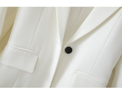 jinran White Suit Jacket 2022 Spring and Autumn New Casual Suit Jacket Female Blazer Women Blazer Woman Jacket Women Blazers for Women