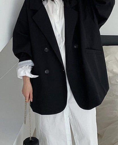 jinran Suit Jacket Female 2022 Spring and Autumn New Long Sleeve Loose Fashion Temperament Commuter Leisure Joker Jacket Suit