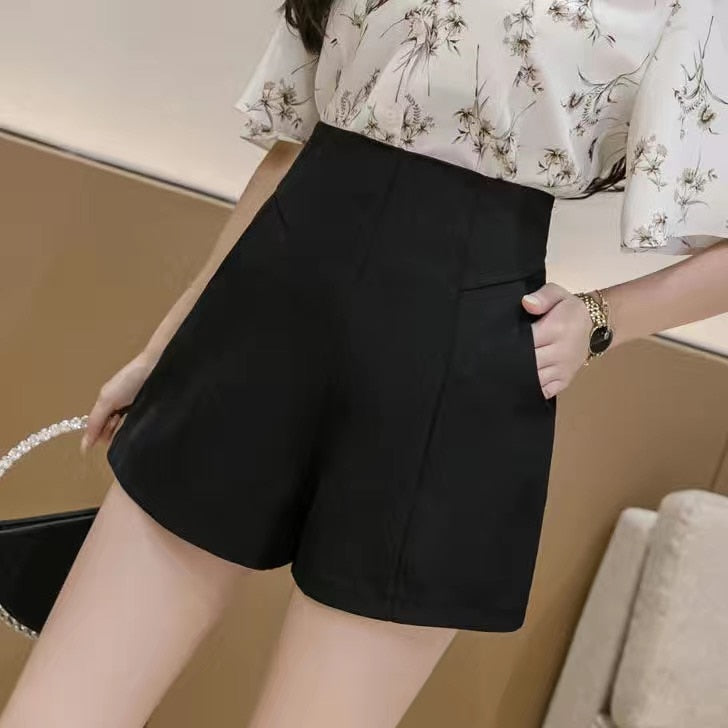 jinran Casual Short Sleeve Jacket Blazer Shorts Two Piece Set Office Work Suit Coverall 2022 Summer New Elegant Women's Shorts Suit