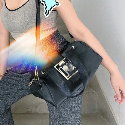 nvxiot  -  Y2k Vintage Women Shoulder Bag Original Designer Fashion Luxury Handbag Large Capacity Harajuku Casual Female Crossbody Bag