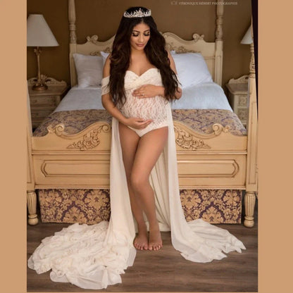 nvxiot  -  Sexy Maternity Photo Shoot Bodysutis Dresses Outfits Pregnancy Photoraphy Dress with Jumpsuit Maternity Photograhy Bodysuit