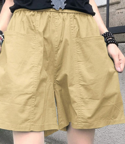 jinran Women Korean Fashion Cargo Shorts Summer High Waist Pockets Biker Baggy shorts Casual Vintage Bermuda Short Pants Streetwear