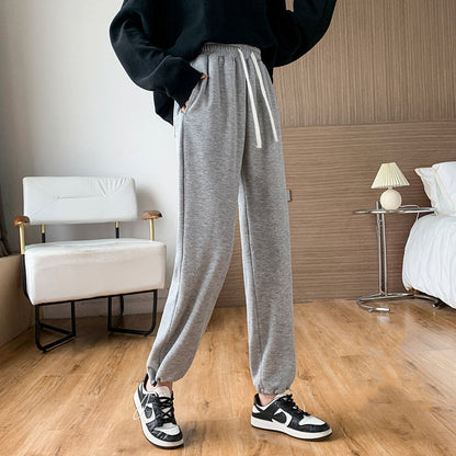 jinran Female New Korean Fashion Wide Leg Pants Women'S Loose In Spring And Autumn, Showing The Trend Of Little Chap Sportswear Lady