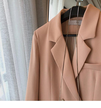 jinran Women's 2022 Spring Autumn Suit Coats Office Lady Solid Working Jacket Korean Fashion Elegant Clothing Female New Streetwear