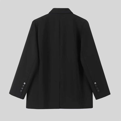 jinran Black Suit Coat Female Autumn Winter 2022 New High-level Design Early Autumn Loose Suit Blazers for Women Blazers for Women