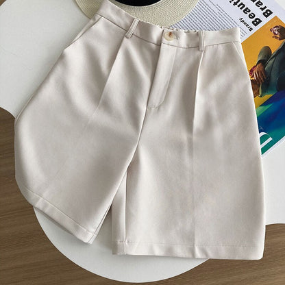 jinran 2022 Summer Thin Authentic Upscale Suit Elegant Women's Suit Jacket Shorts Suit Casual Loose Two Piece Office Suit