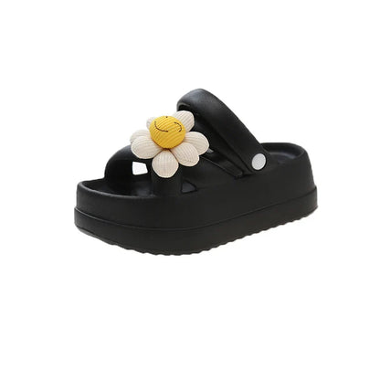 jinran Women Sandals New Arrival Summer 6cm Thick Bottom Outdoor Casual Beach Sandals Popular Fashion Clogs Soft Slippers