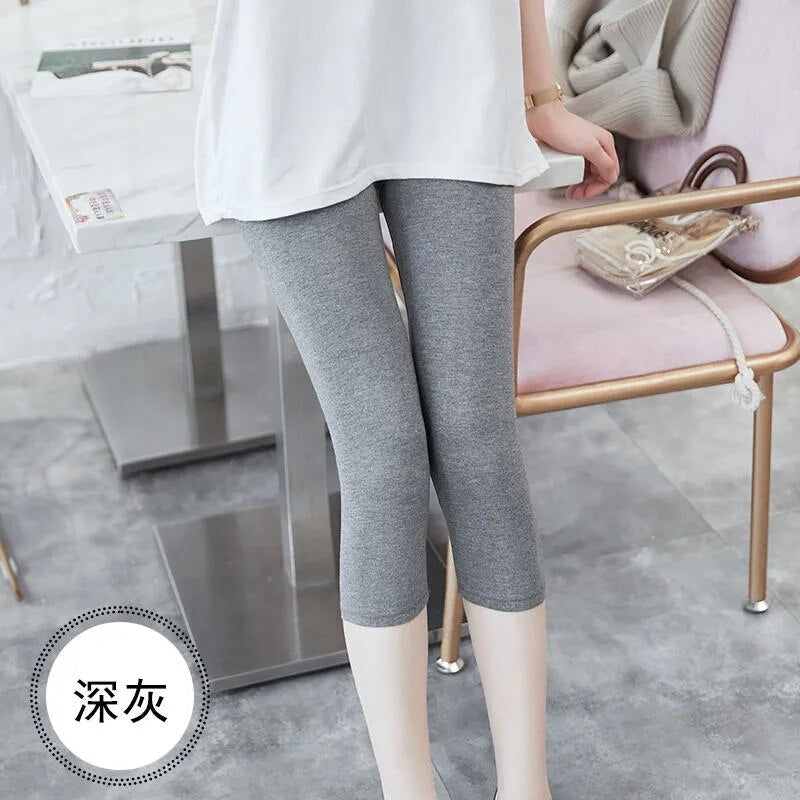 jinran Leggings for Women High Elasticity Plus size Female Casual Solid Color Autumn Modal Summer Trousers Ladies Legging