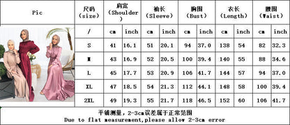 jinran Summer Elegant Solid Color Colorful Temperament Long Skirt Ladies Open Shouder Robe Satin Large Size Belt Muslim Woman Abaya