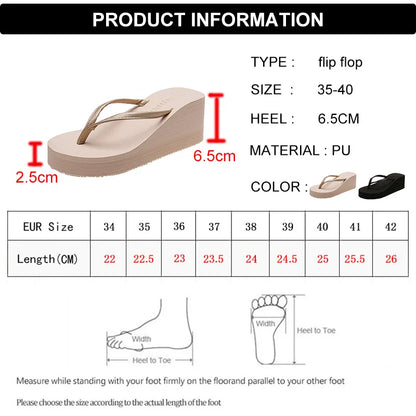 jinran Lightweight Wedge Flip Flops Women 2024 Summmer Clip Tie Platform Slippers Woman Non Slip Thick Sole Beach Sandals