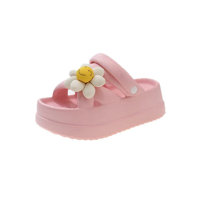 jinran Women Sandals New Arrival Summer 6cm Thick Bottom Outdoor Casual Beach Sandals Popular Fashion Clogs Soft Slippers