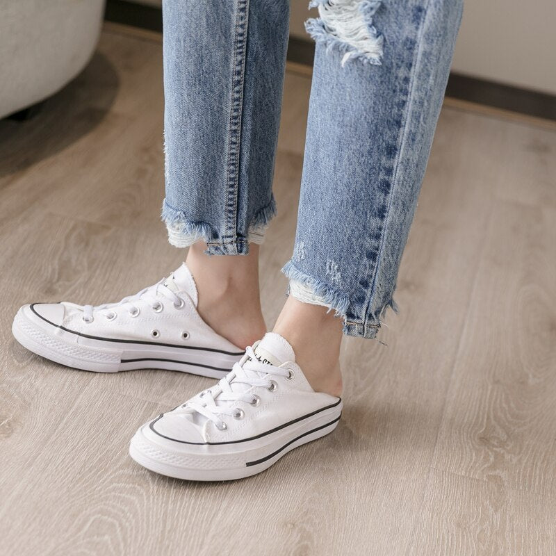 jinran 2022 New Lady Spring And Summer Light Blue Pierced Jeans Women'S Fashion Loose Dad Harlan Trousers High Waist Slim 9-Point Pants