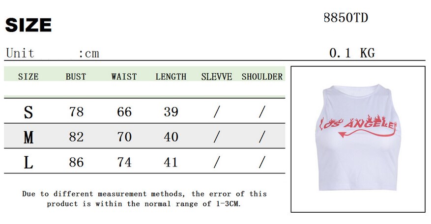 jinran Women's T-shirt  2022 Summer Clothes Ins Vest Letter Print Navel Short Top Sleeveless High Street Nigh Club Outfit New