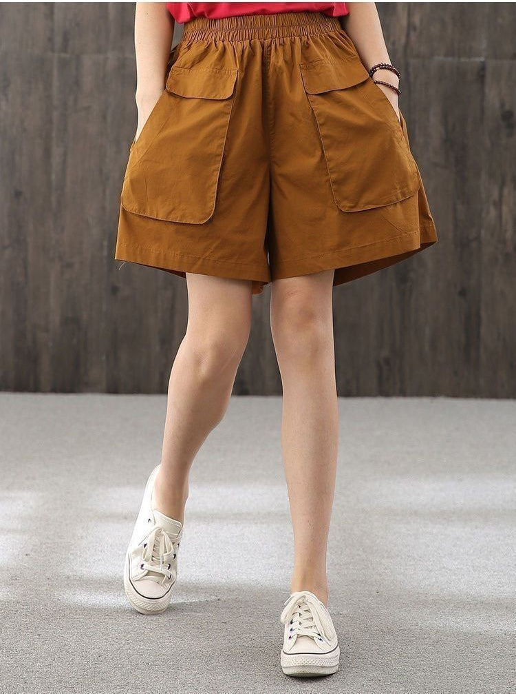 jinran 2022 Summer New Fashion Loose Shorts Women Wear High Waist Slim Fashion Wide Leg Overalls Temperament Commuter Women's Dress