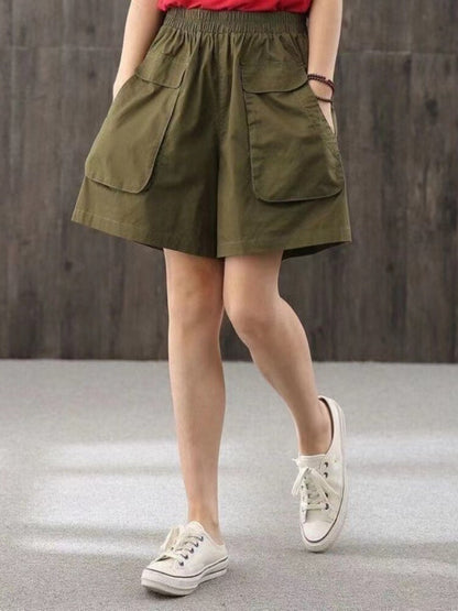 jinran 2022 Summer New Fashion Loose Shorts Women Wear High Waist Slim Fashion Wide Leg Overalls Temperament Commuter Women's Dress