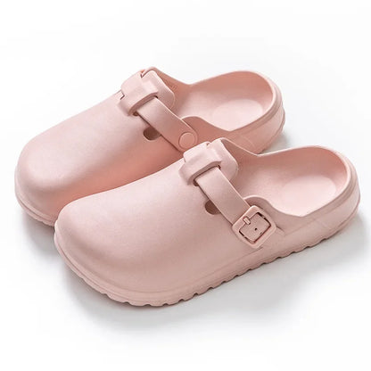 jinran  Eva Clogs Slippers Women Summer Casual Outdoor Anti-Slip Beach Sandals Waterproof Working Slippers House Soft Slides