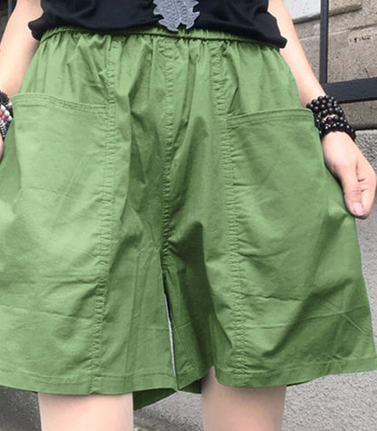 jinran Women Korean Fashion Cargo Shorts Summer High Waist Pockets Biker Baggy shorts Casual Vintage Bermuda Short Pants Streetwear