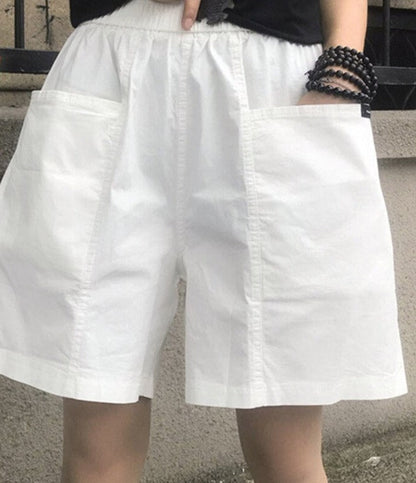 jinran Women Korean Fashion Cargo Shorts Summer High Waist Pockets Biker Baggy shorts Casual Vintage Bermuda Short Pants Streetwear