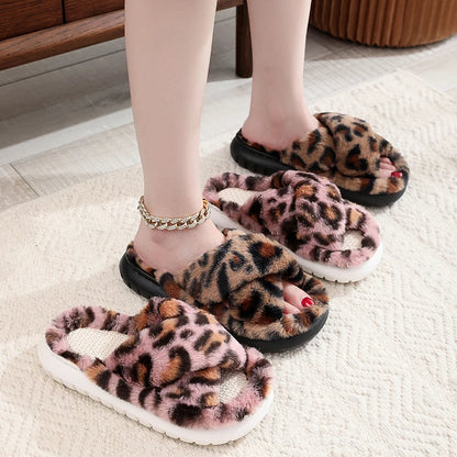 jinran 2024 Autumn Winter New Women Home Slippers Open-Toe Cross Band Linen Soled Indoor Slides Linen Soled Non-Slip Bathroom Slippers