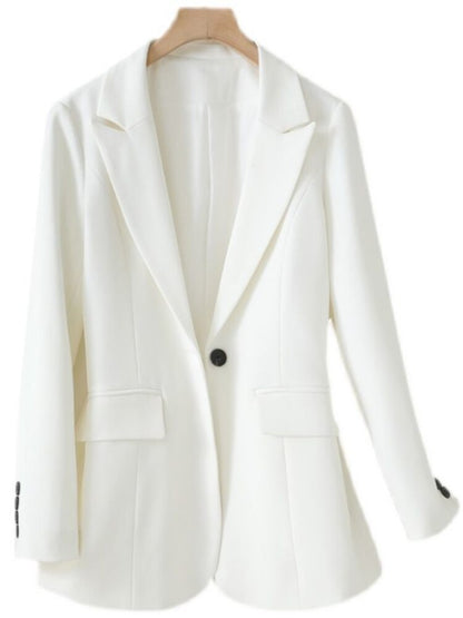 jinran White Suit Jacket 2022 Spring and Autumn New Casual Suit Jacket Female Blazer Women Blazer Woman Jacket Women Blazers for Women